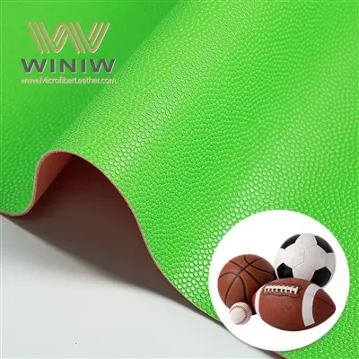 Vzorka PU syntetická koža pre výrobcu futbalových materiálov